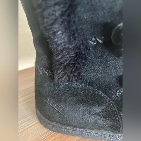 EARTH Thinsulate Insulation Leather Upper Boots Size 8B - Picture 4 of 13